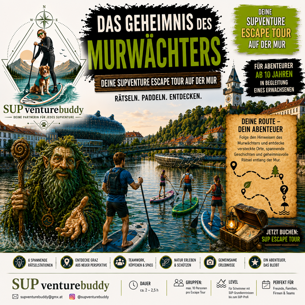 SUP Escape Tour – Das Geheimnis des Murwächters